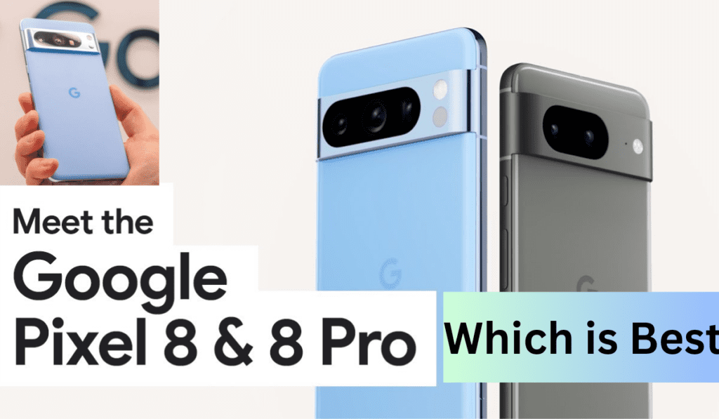 Google Pixel 8 and Pixel 8 Pro Comparison in Mint Green