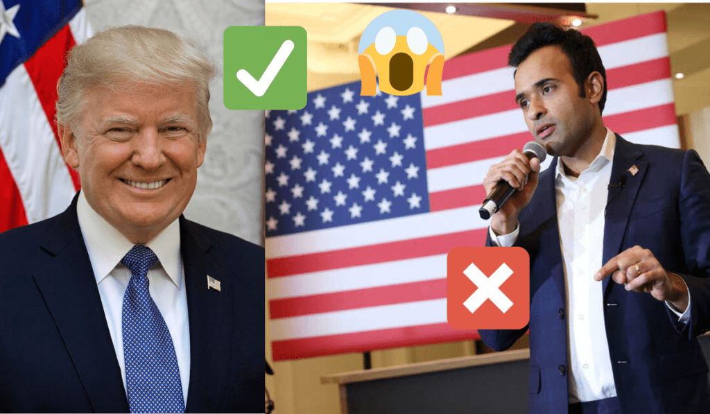 Vivek Ramaswamy withdraws from the 2024 presidential contest and backs Donald Trump.