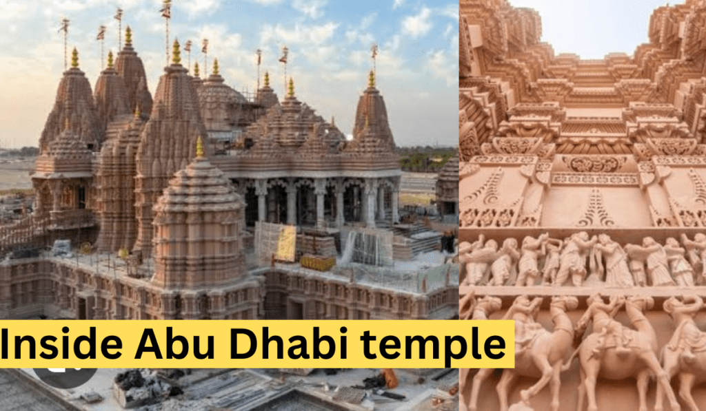 First Hindu Temple in Abu Dhabi, inside Abu Dhabi temple 